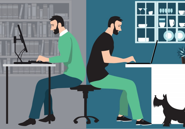 Hybrides Arrbeiten, Remote WORK, Homeoffice
